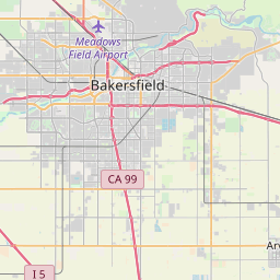 Bakersfield California Zip Code Map Updated July 2020