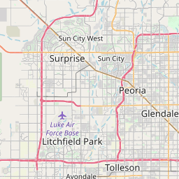 Zip Code Map Maricopa County Interactive Map of Zipcodes in Maricopa County Arizona   August 2020