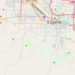Eugene Oregon Zip Code Map Updated July 2020