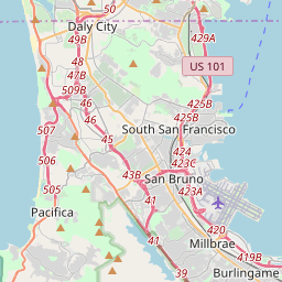 San Bruno Zip Code Map San Mateo, California ZIP Code Map   Updated June 2020
