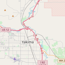 Yakima Washington Zip Code Map Updated July 2020