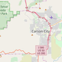 Carson City Nevada Zip Code Map Updated July 2020