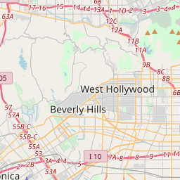 Beverly Hills California Zip Code Map Updated July 2020