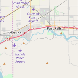 post falls idaho map Post Falls Idaho Zip Code Map Updated July 2020 post falls idaho map