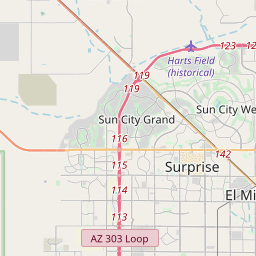 Glendale Arizona Zip Code Map Updated July 2020