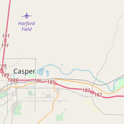 Casper Wyoming Zip Code Map Updated June 2020