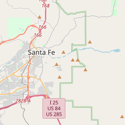 Santa Fe New Mexico Zip Code Map Updated June 2020