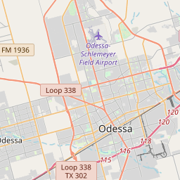 Odessa Texas Zip Code Map Updated July 2020
