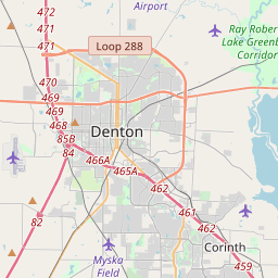 Denton Texas Zip Code Map Updated June 2020