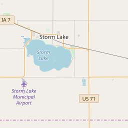 Storm Lake Iowa Zip Code Map Updated July 2020