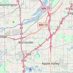 Bloomington Minnesota Zip Code Map Updated June 2020