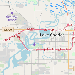 map of lake charles la Lake Charles Louisiana Zip Code Map Updated July 2020 map of lake charles la