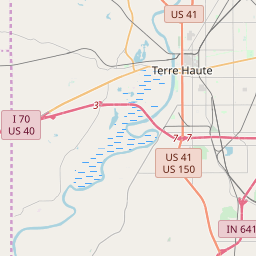 Terre Haute Indiana Zip Code Map Updated June 2020