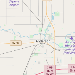 map of anderson indiana Anderson Indiana Zip Code Map Updated July 2020 map of anderson indiana