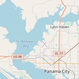Panama City Florida Zip Code Map Updated July 2020