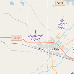 Columbia City Indiana Zip Code Map Updated June 2020