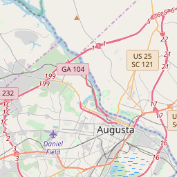 Augusta Richmond County Georgia Zip Code Map Updated June 2020