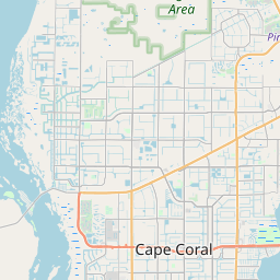 Fort Myers Florida Zip Code Map Updated July 2020