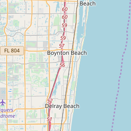 Boynton Beach Florida Zip Code Map Updated June 2020