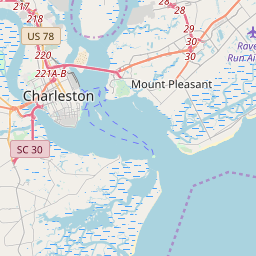 charleston sc zip code map Charleston South Carolina Zip Code Map Updated July 2020