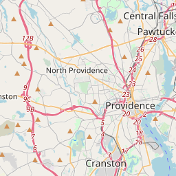 East Providence Rhode Island Zip Code Map Updated June 2020