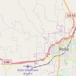 Rolla Mo Zoning Map Zipcode 65401 - Rolla, Missouri Hardiness Zones