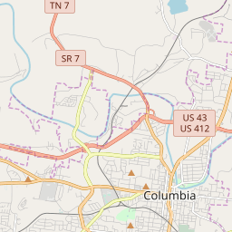 Columbia Tn Zip Code Map Zipcode 38401 - Columbia, Tennessee Hardiness Zones