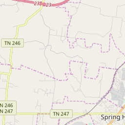 Spring Hill Tn City Limits Map Zipcode 37174 - Spring Hill, Tennessee Hardiness Zones