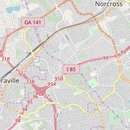 Norcross Zip Code Map Zipcode 30345 - Atlanta, Georgia Hardiness Zones