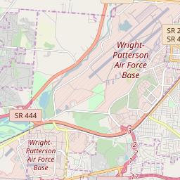 wright patterson afb map Wright Patterson Afb Ohio Zip Code Map Updated July 2020