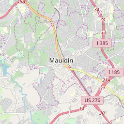 Zoning Map  Simpsonville South Carolina