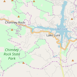 Chimney Rock North Carolina Zip Code Map Updated June 2020