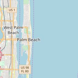 Palm Springs Florida Zip Code Map Updated July 2020