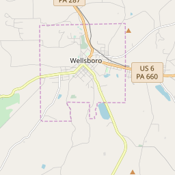 wellsboro pa map
