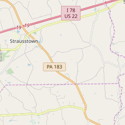地図 ZIP Code 19567 - Womelsdorf, Pennsylvania Hardiness Zones