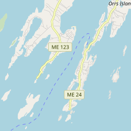 Orrs Island Maine Map Zipcode 04066 - Orrs Island, Maine Hardiness Zones