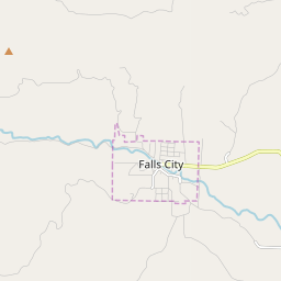 Falls City Oregon Map - Oconto County Plat Map