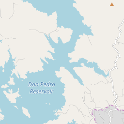 Don Pedro Lake Map Lake Don Pedro California Hardiness Zones