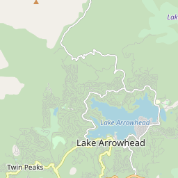 Lake Arrowhead California Zip Code Map Updated August 2020