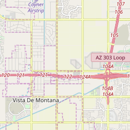 Goodyear Zip Code Map Zipcode 85338 - Goodyear, Arizona Hardiness Zones