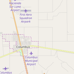 Columbus New Mexico Zip Code Map Updated July 2020