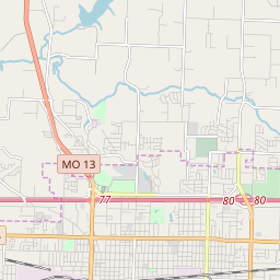 Springfield Missouri Zip Code Map