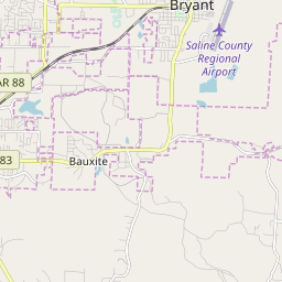 Map Of Bryant Arkansas Zipcode 72022 - Bryant, Arkansas Hardiness Zones