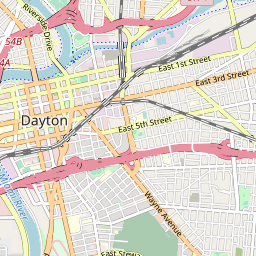 Map Of Downtown Dayton Ohio Dayton Neighborhood Downtown Dayton Profile, Demographics And Map