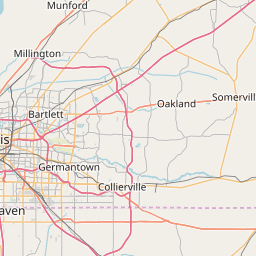 Memphis Tennessee Zip Code Map Updated July 2020