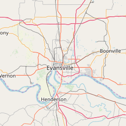 Evansville Indiana Zip Code Map Updated June 2020