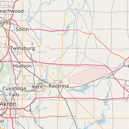 Akron Ohio Zip Code Map Updated June 2020
