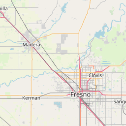 Fresno County Zip Code Map