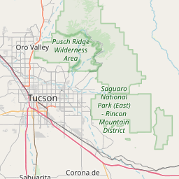 Tucson Arizona Zip Code Map Updated July 2020